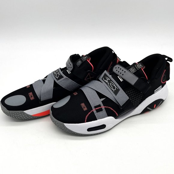 Li-Ning Shoes Mens 18 Way of Wade Black Hook Loop Closure Dwayne Basketball NWT - Picture 1 of 10